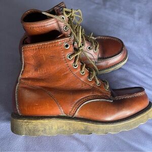Red Wing Shoes Men's Vintage Chestnut Leather Boots